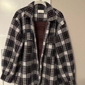 Z Supply women’s plaid shacket medium